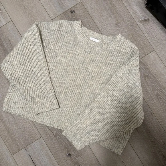 Topshop Gray Crew Neck Sweater - Picture 3 of 3
